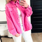 Raw Edge Spring Pink Jacket