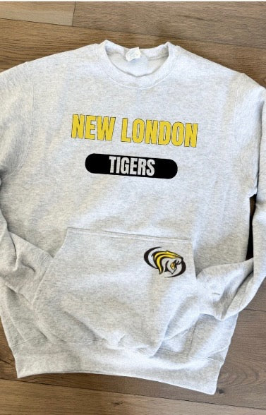 New London Tigers Pocket Crew Logo