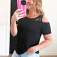 Lace Shoulder Top