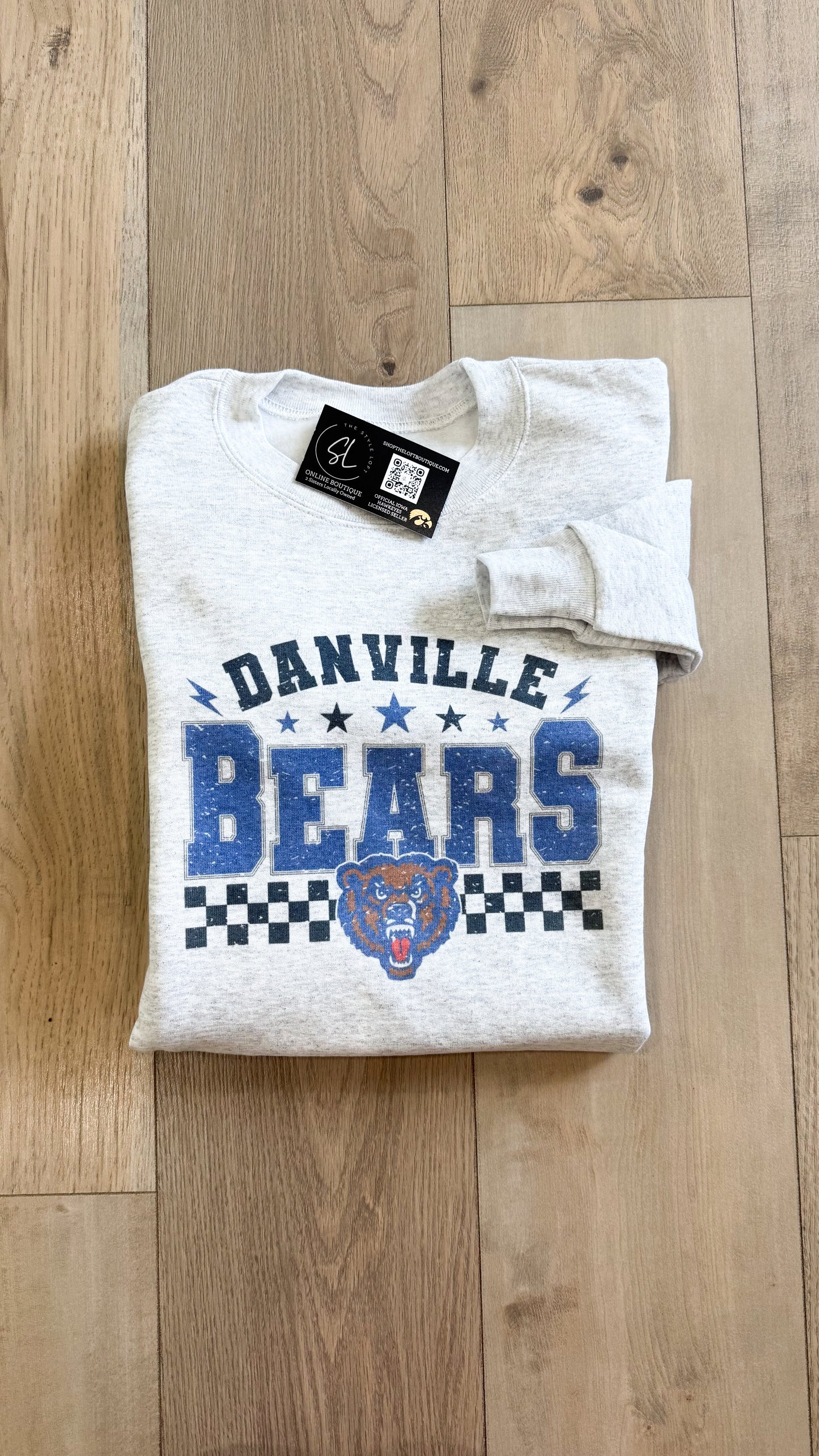 Danville Bears Checkered Star Graphic
