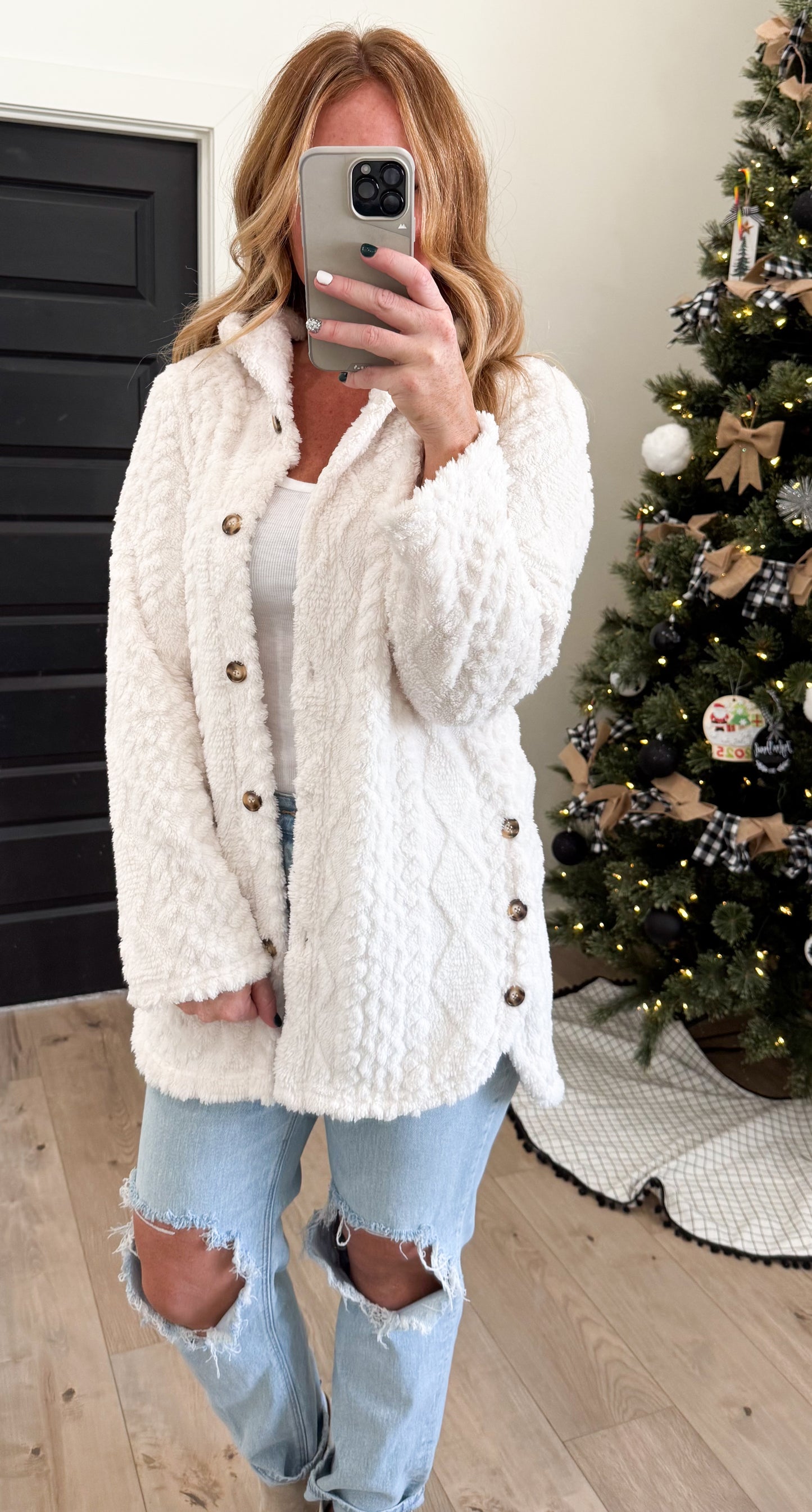 Detailed Sherpa Jacket