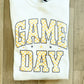 Black & Yellow Checkered Game Day Graphic