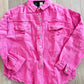 Raw Edge Spring Pink Jacket