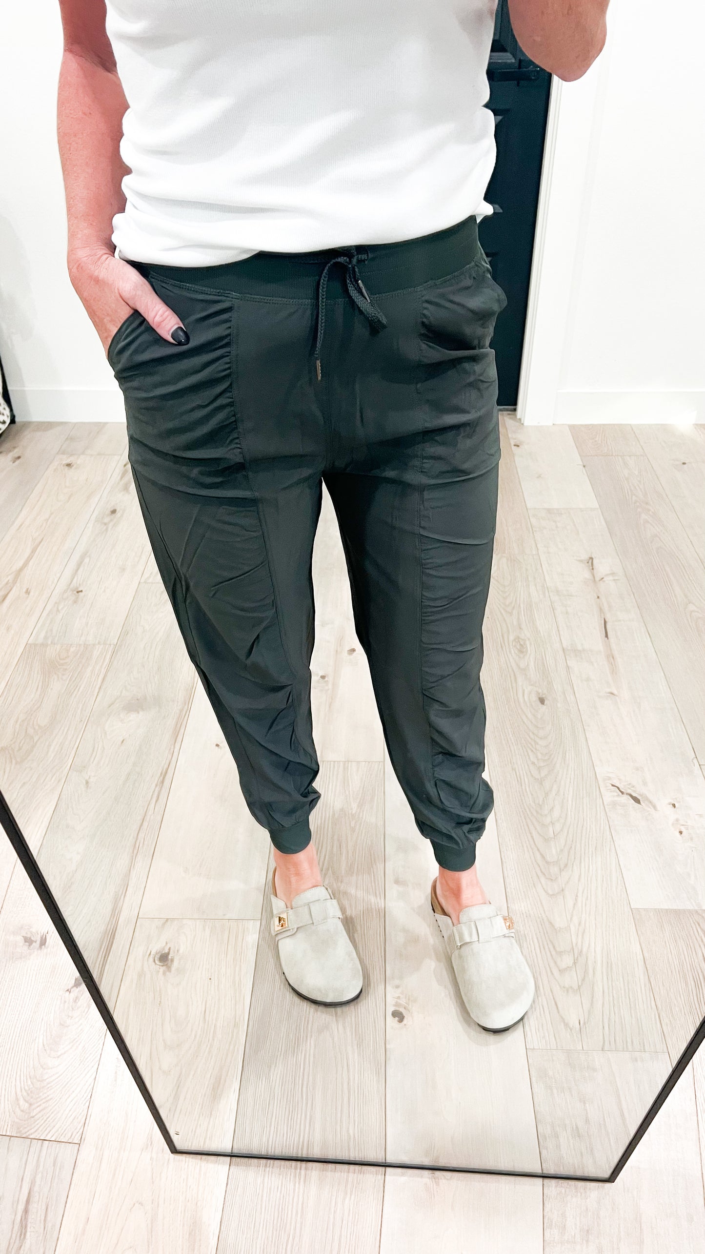 Pleated Joggers
