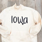 Iowa Heart Mock Neck