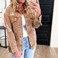 Washed Distressed Jean Jacket