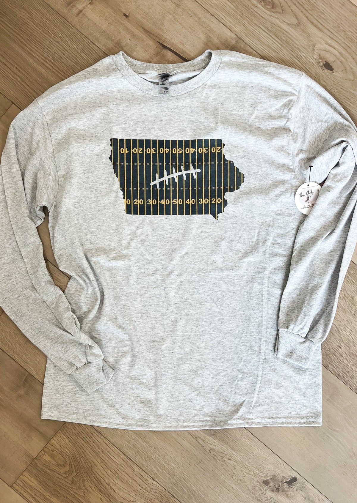 State of Iowa Football Long Sleeve