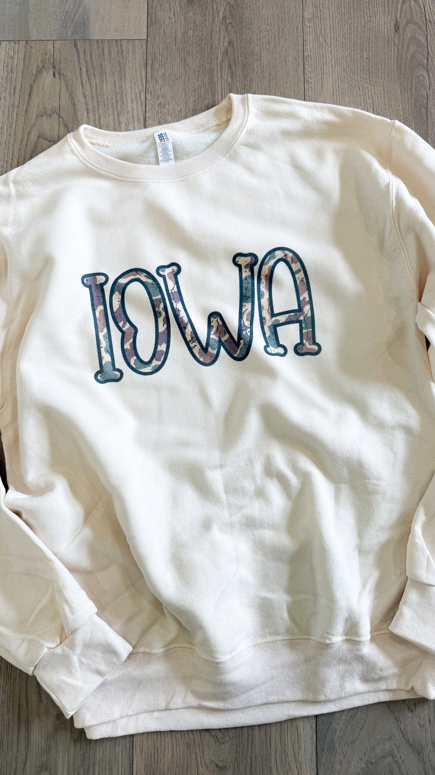 Camo Iowa Graphic