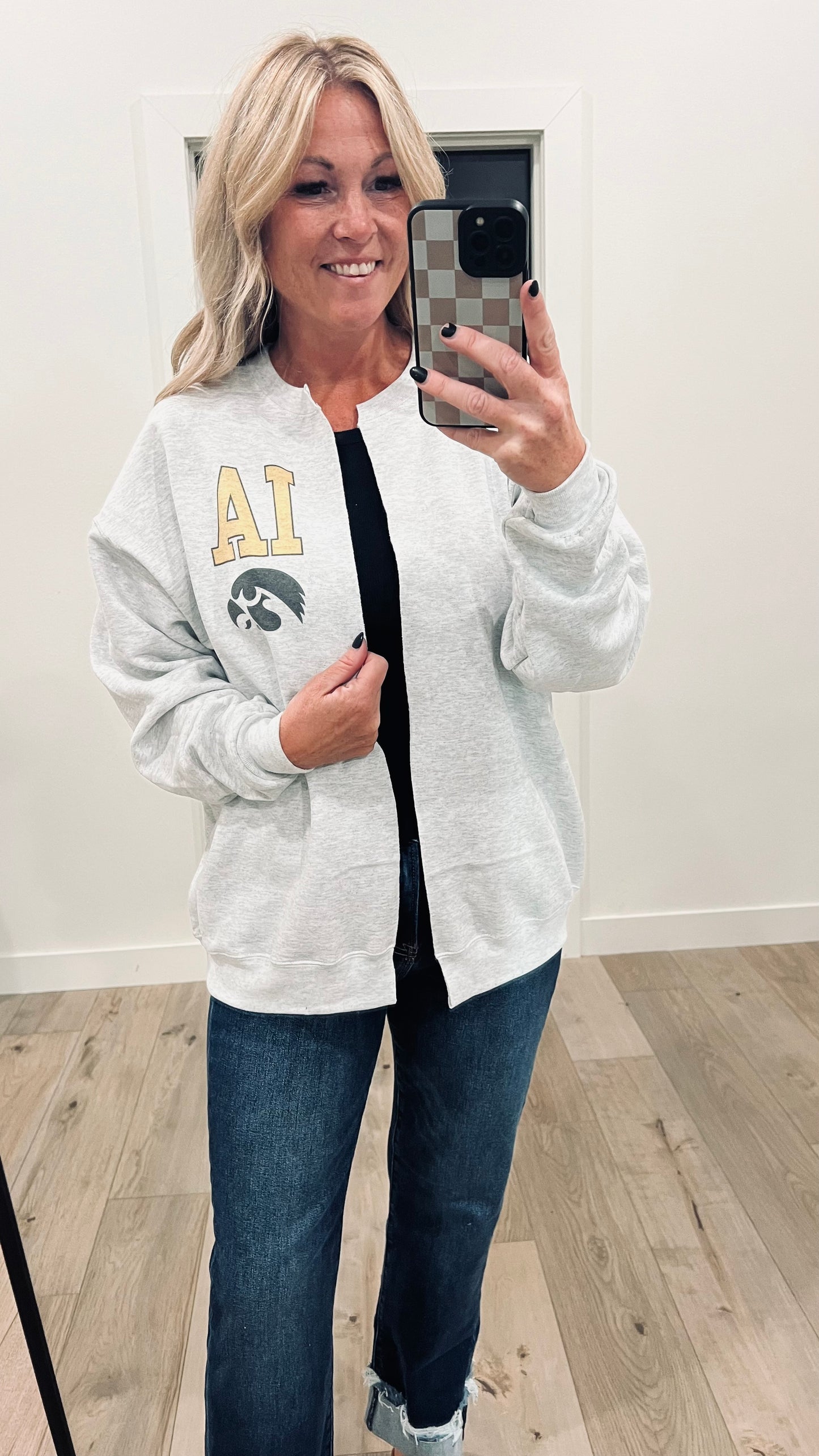 Hand Cut IA Hawk Cardigan