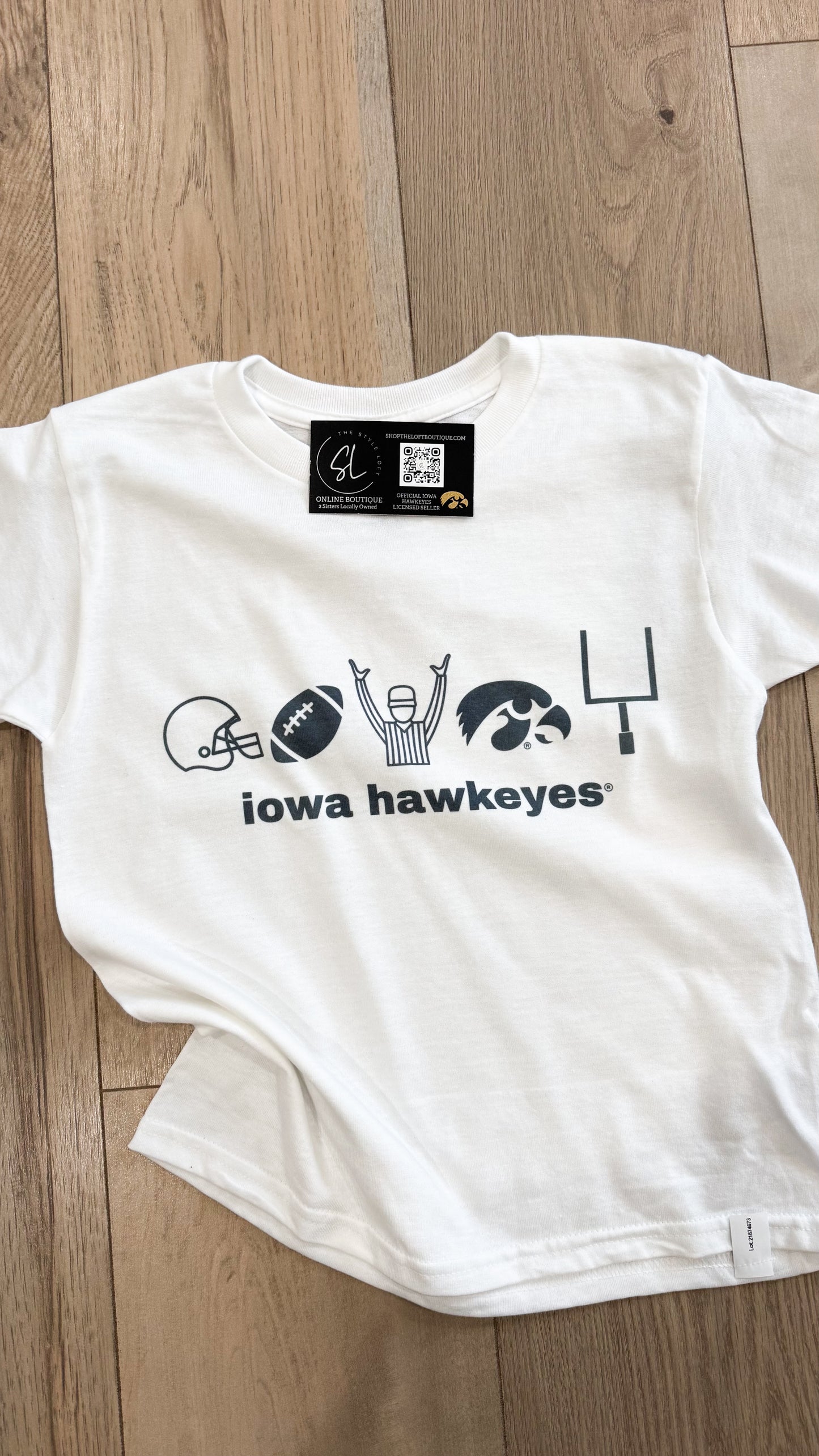 YOUTH Iowa Touchdown Graphic