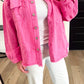 Raw Edge Spring Pink Jacket