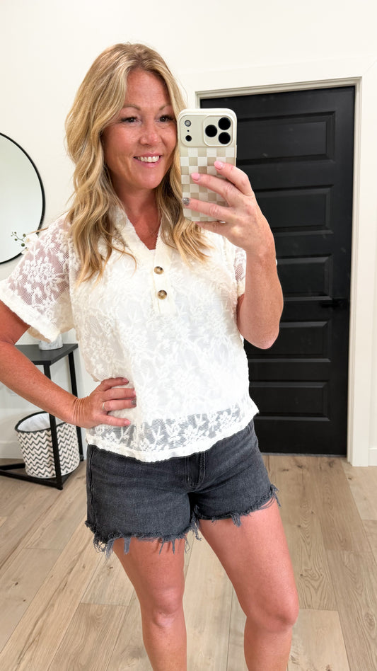 Lace Short Sleeve