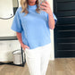 Ribbed Banded Top