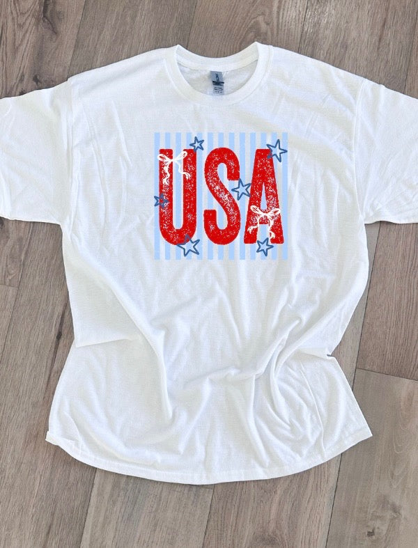 Striped USA Graphic