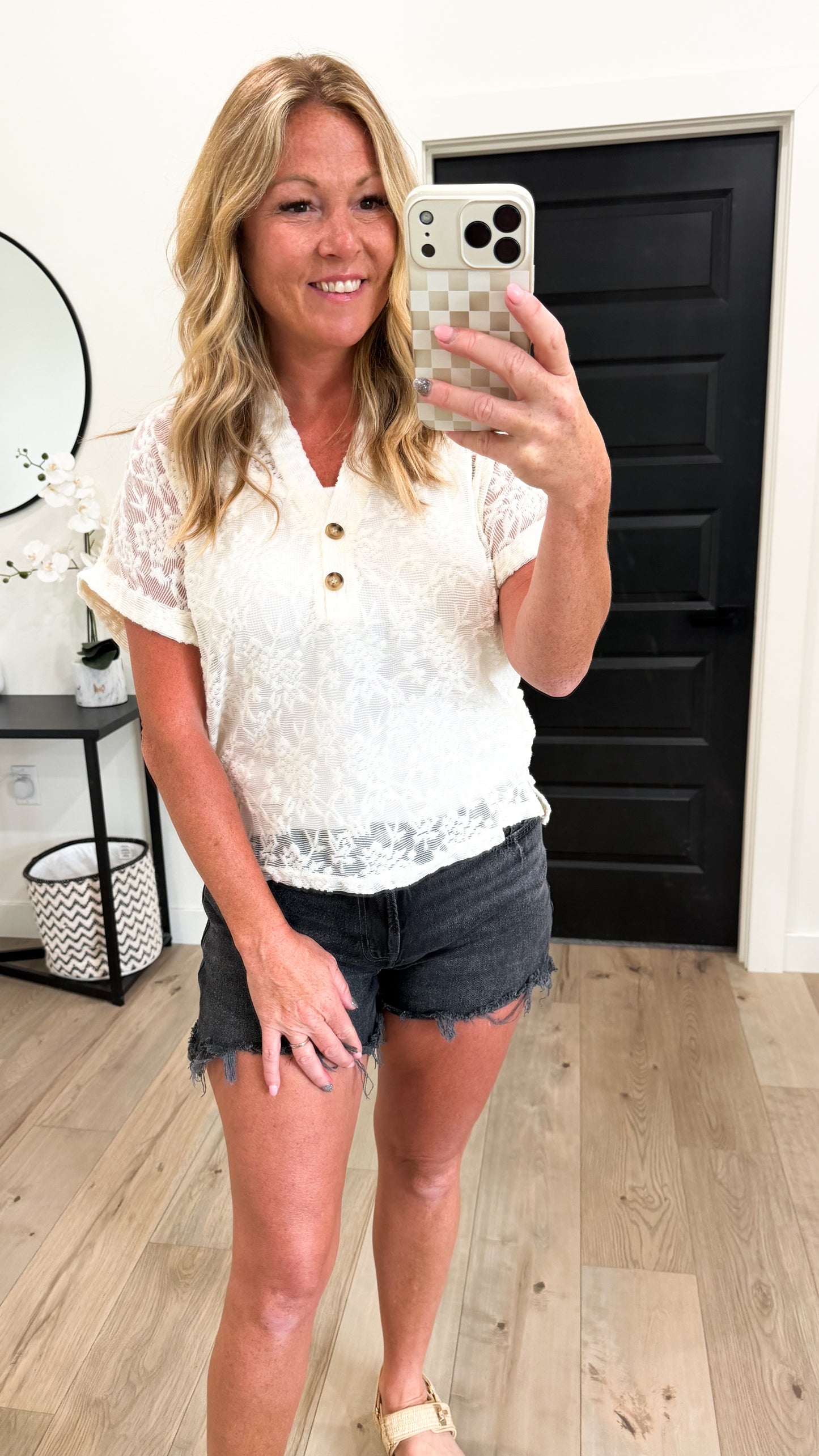 Lace Short Sleeve