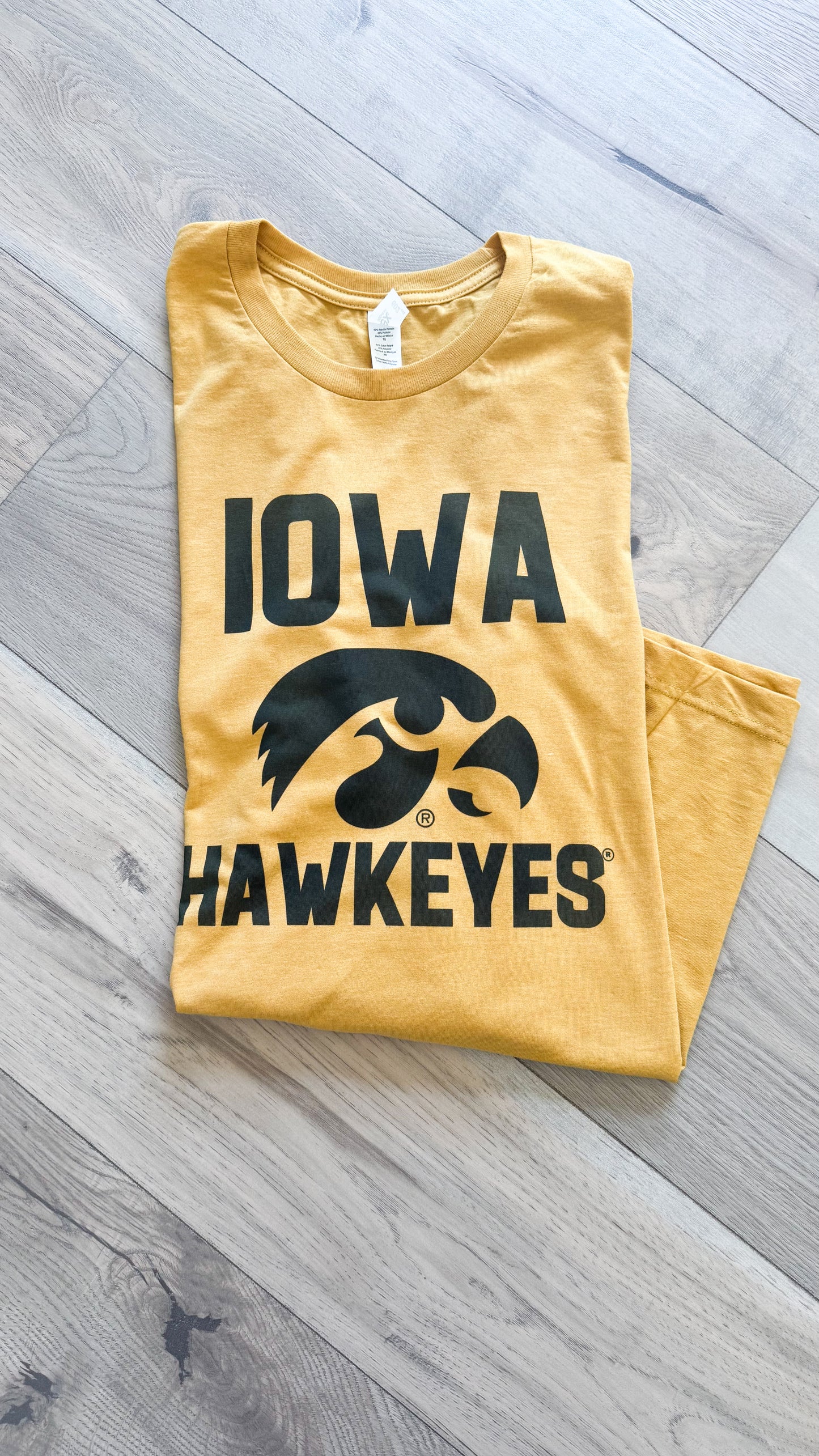 Basic Iowa Hawkeyes Graphic Tee