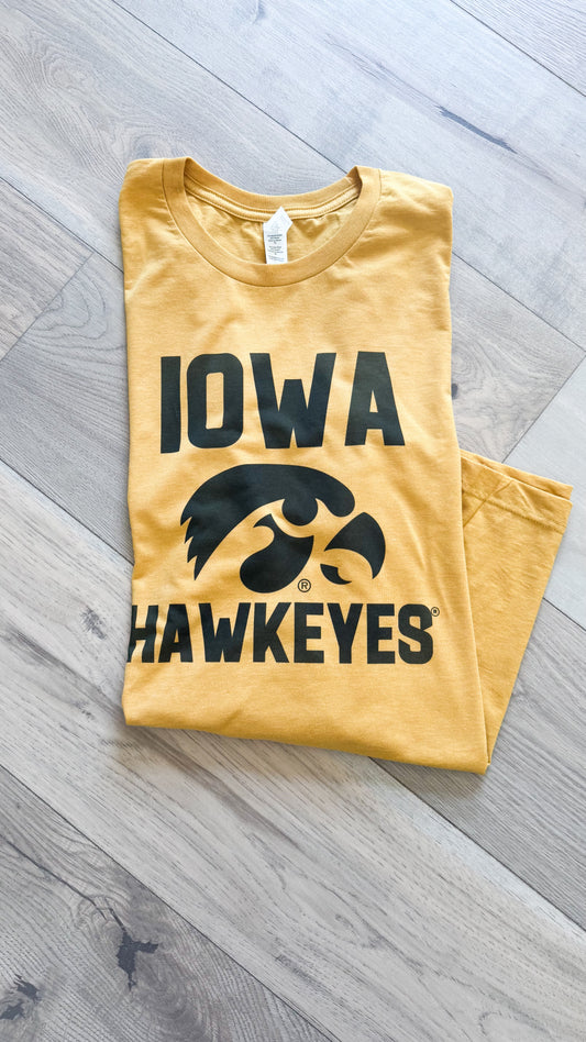 Basic Iowa Hawkeyes Graphic Tee