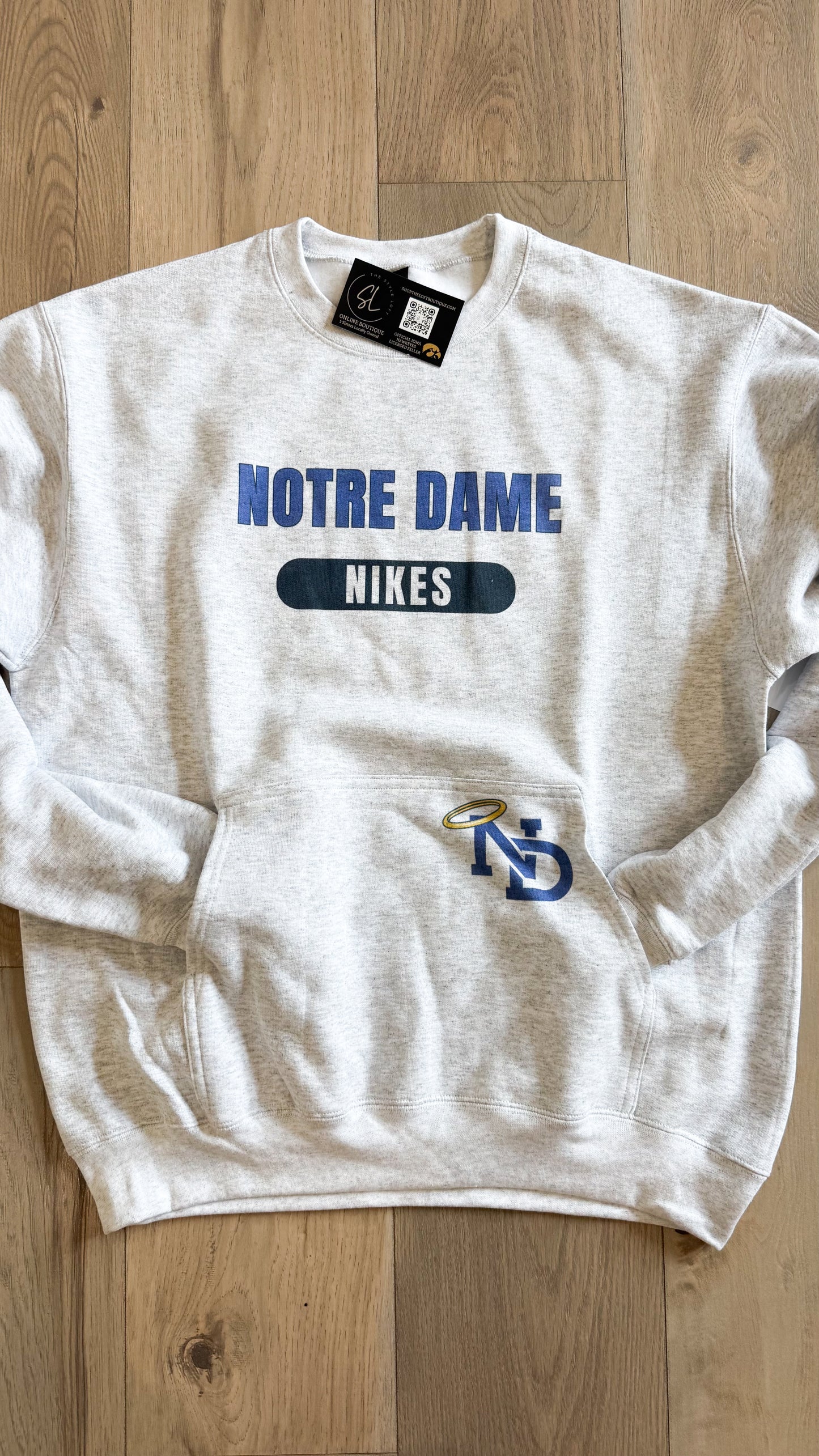Notre Dame Pocket Crew Logo