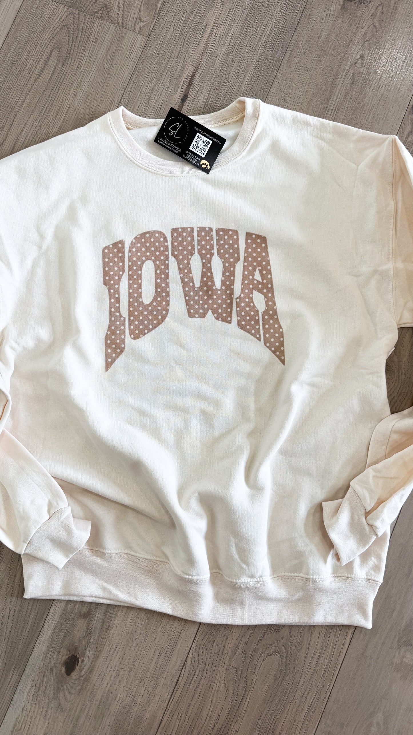 Polka Dot Iowa Graphic