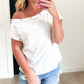 Off The Shoulder Rivet Top