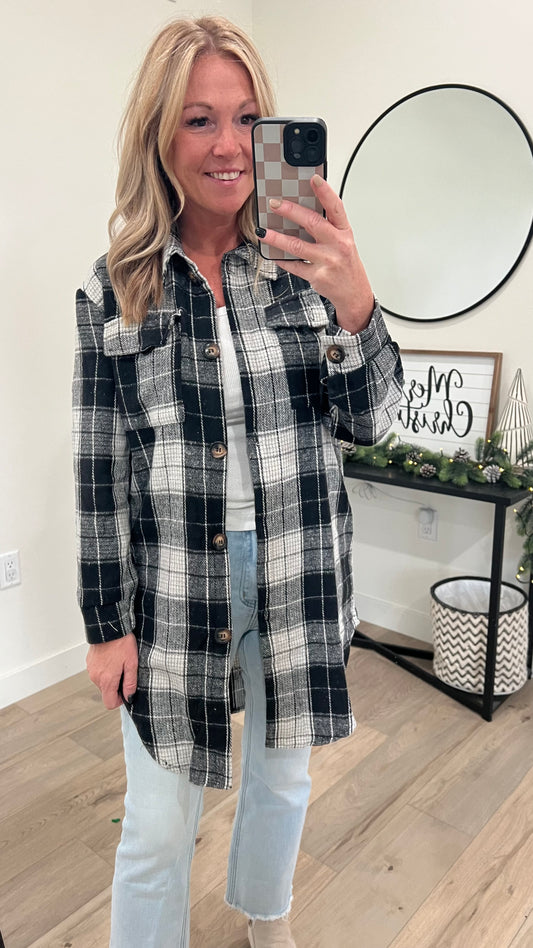 Longer Plaid Flannel