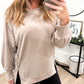 Oversized Slit Side Pullover