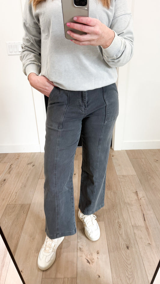 Zenana Utility Pocket Pant
