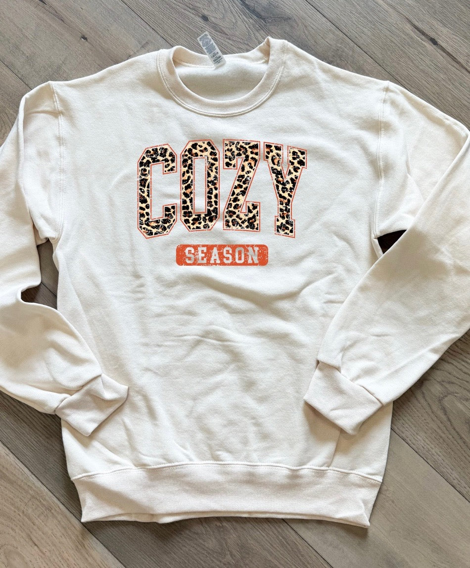Leopard Cozy Season Crew