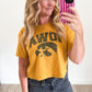 Iowa Hawk Crop Tee