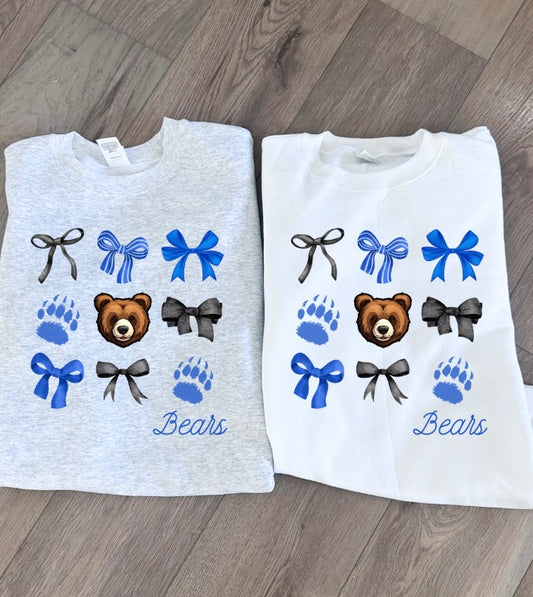 YOUTH Trendy Bow Danville Bears Graphic