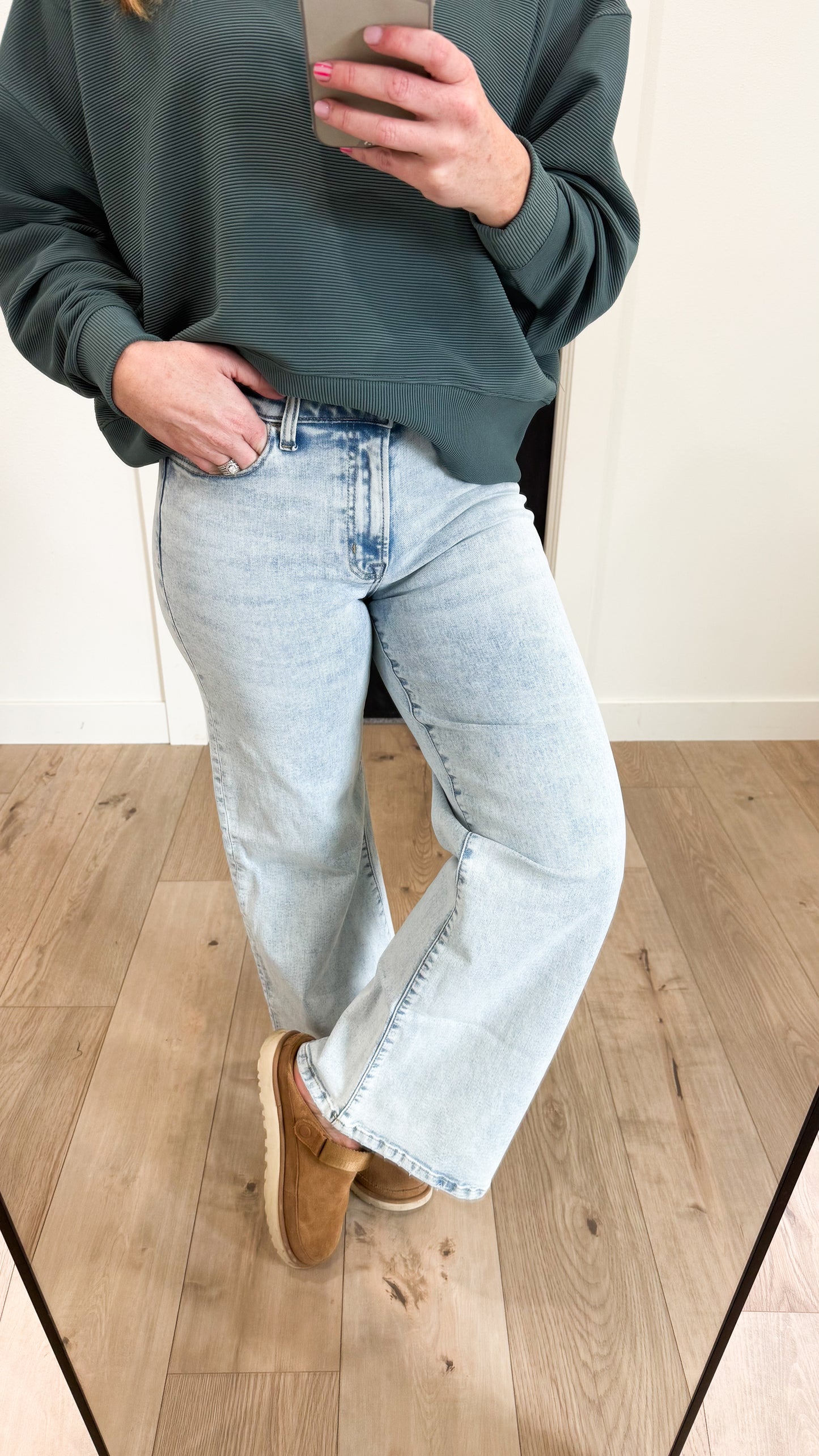 Zenana Wide Leg Denim