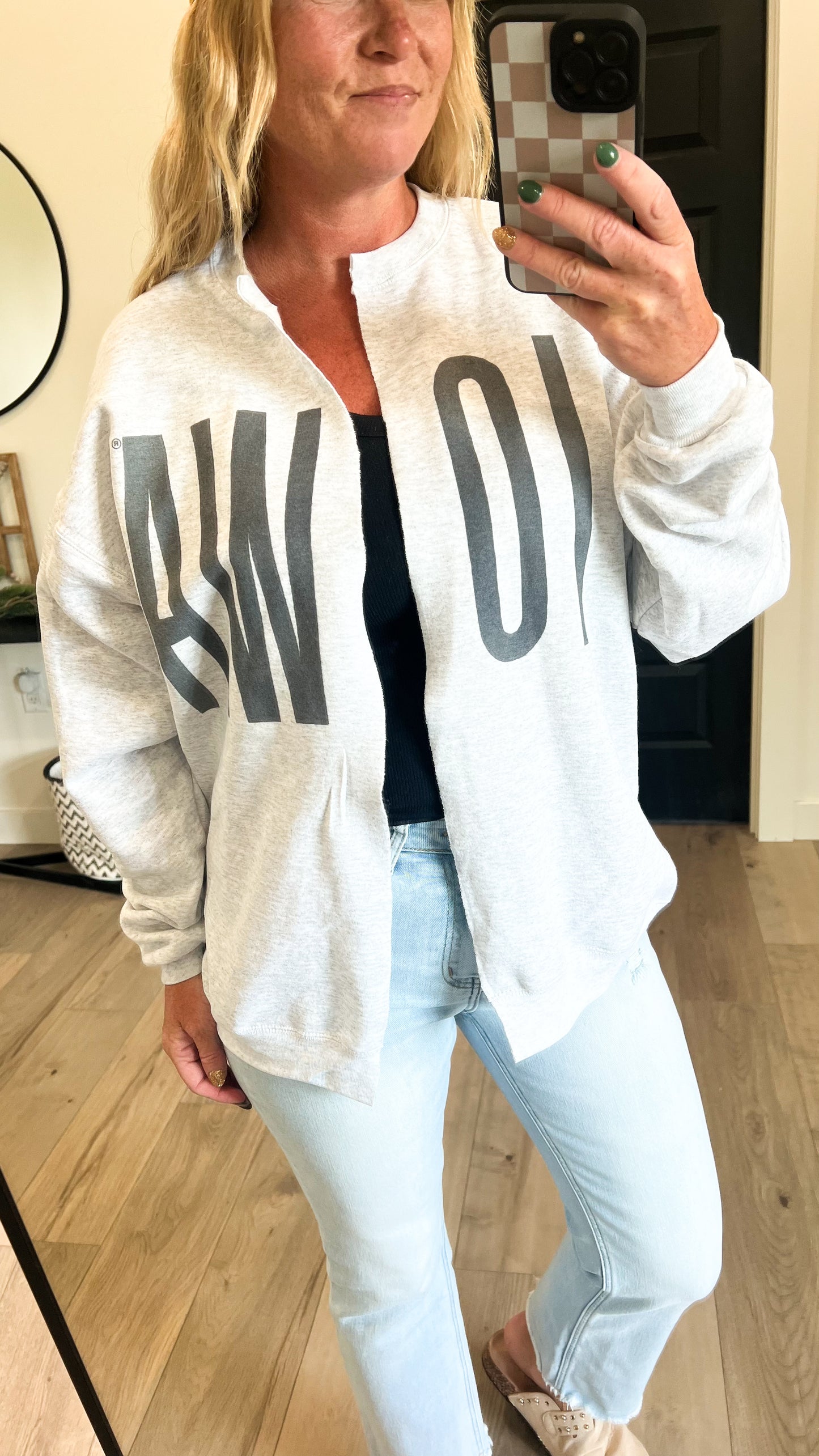 Hand Cut IOWA Cardigan