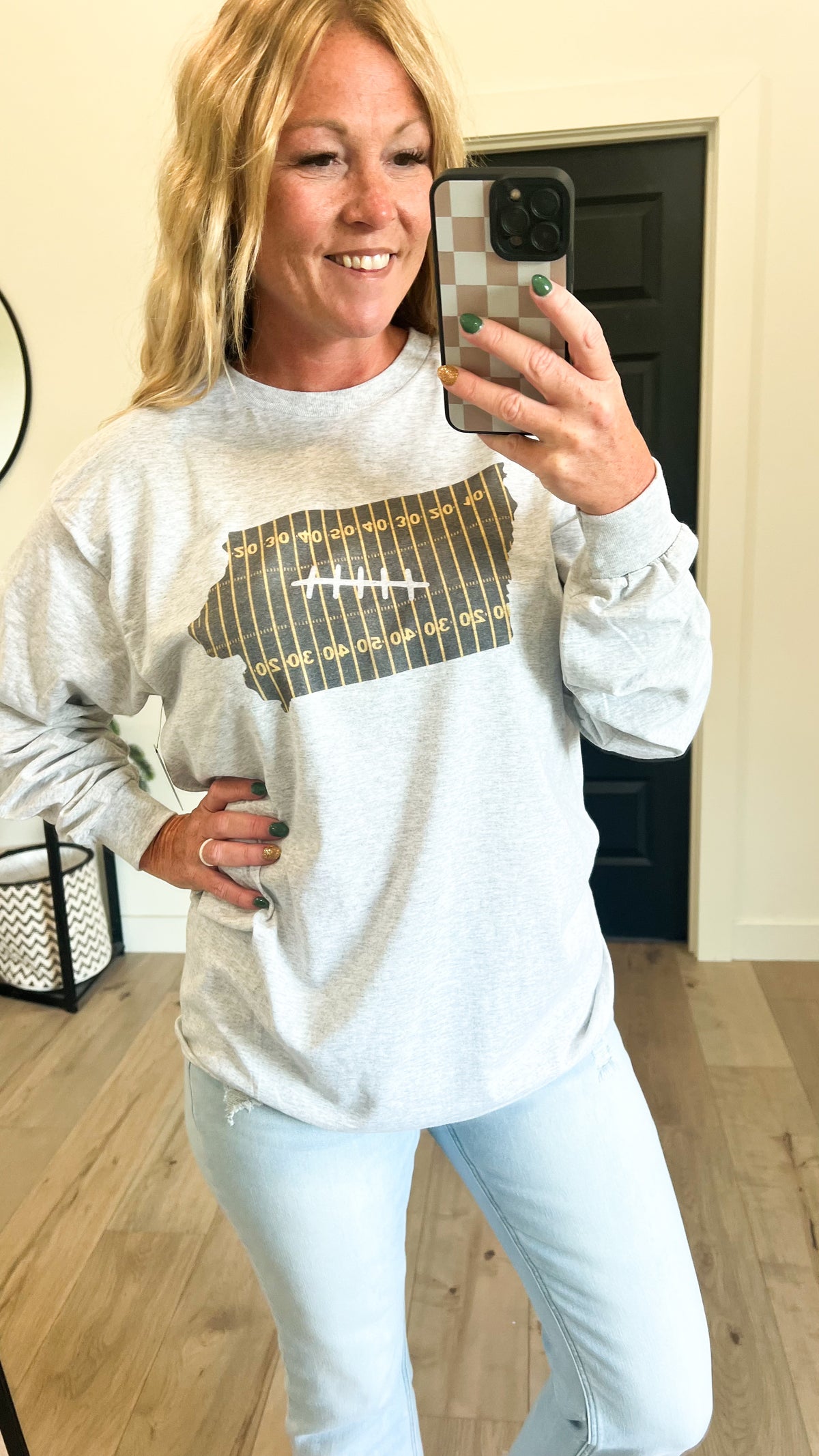 State of Iowa Football Long Sleeve