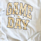 Black & Yellow Checkered Game Day Graphic
