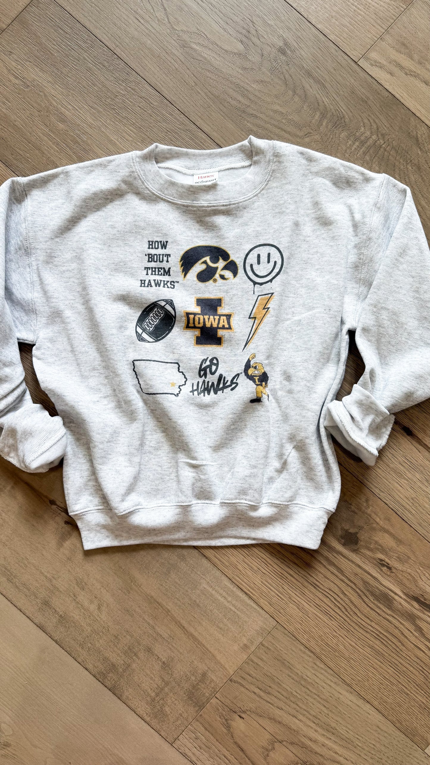 YOUTH Retro Trendy Iowa Graphic