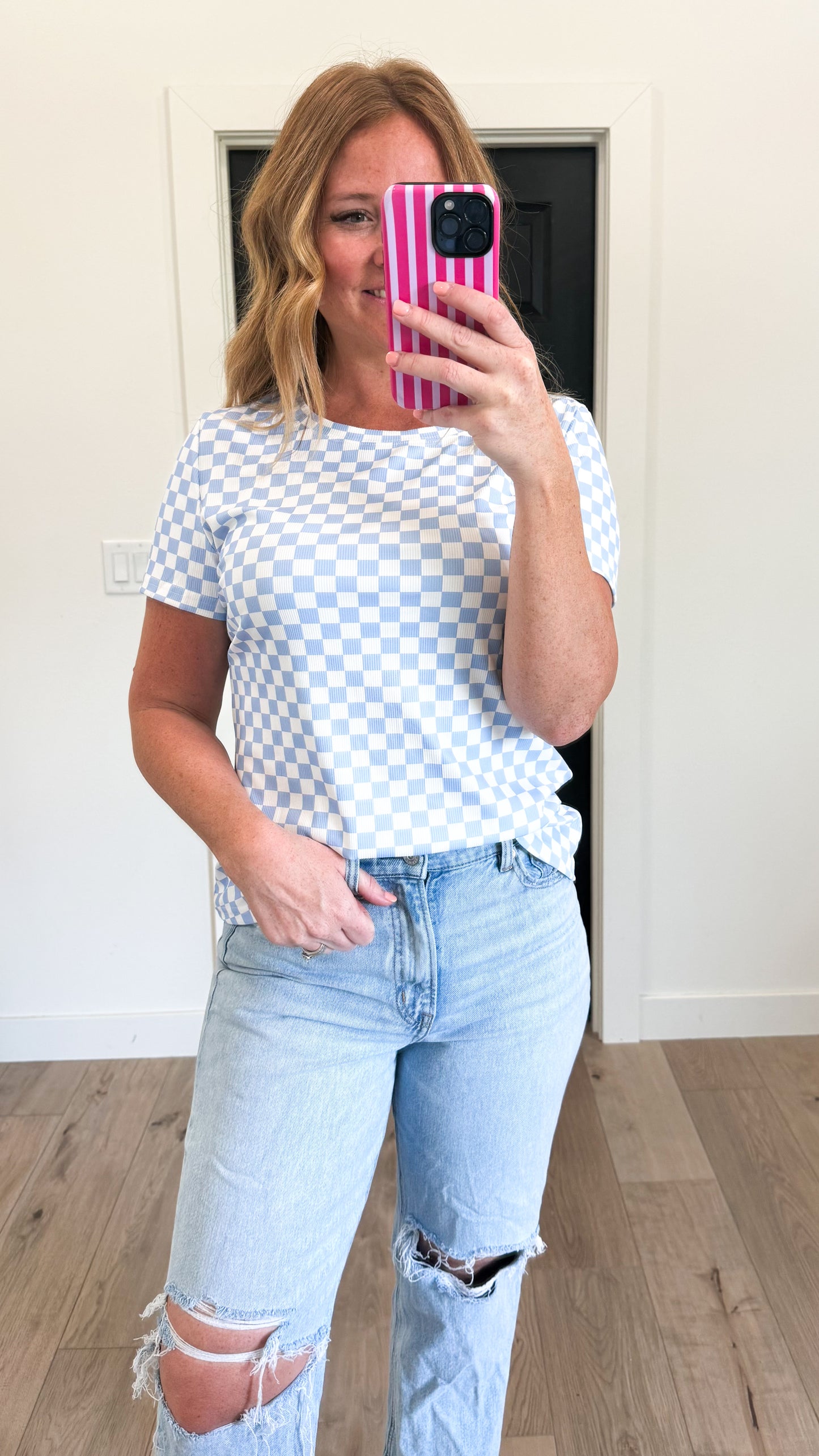 Checkered Short Sleeve