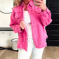 Raw Edge Spring Pink Jacket