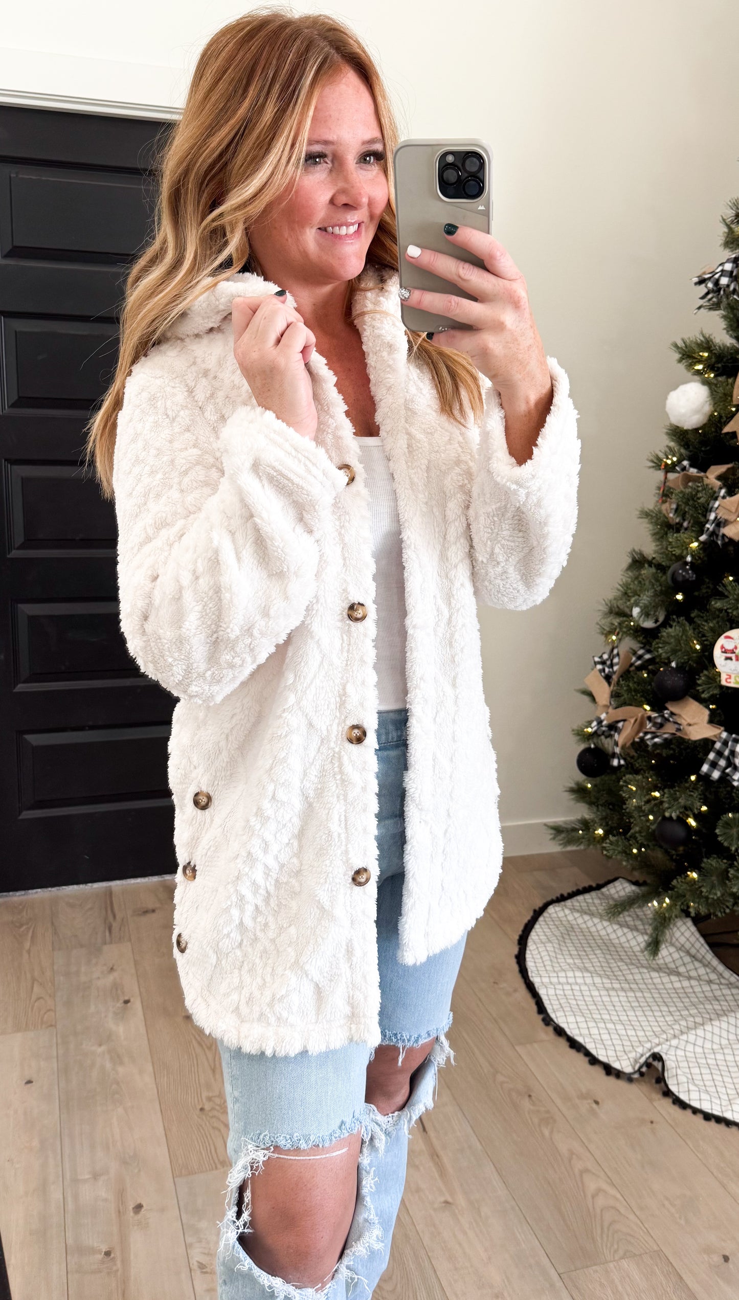 Detailed Sherpa Jacket