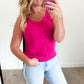 V Neck Knit Tank