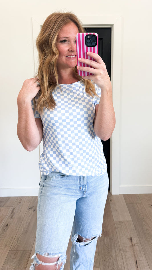 Checkered Short Sleeve