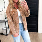 Washed Distressed Jean Jacket