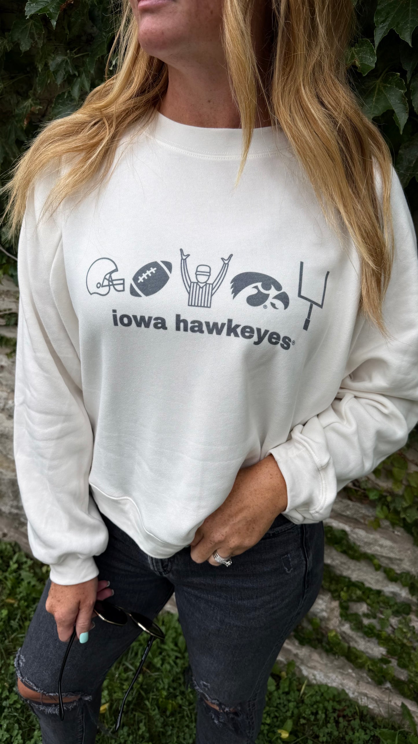 Iowa Football Crop Pullover