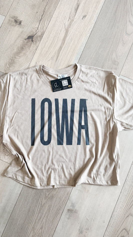 Basic IOWA Crop Tee