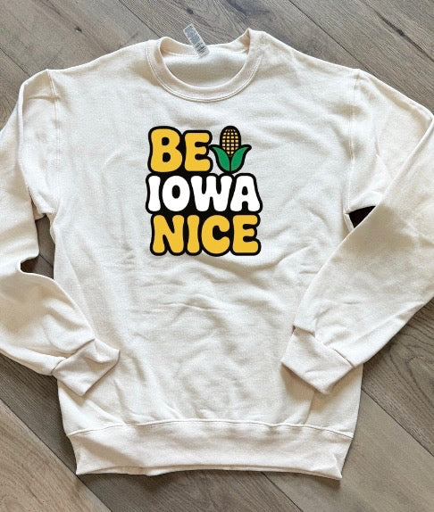 Be Iowa Nice Graphic