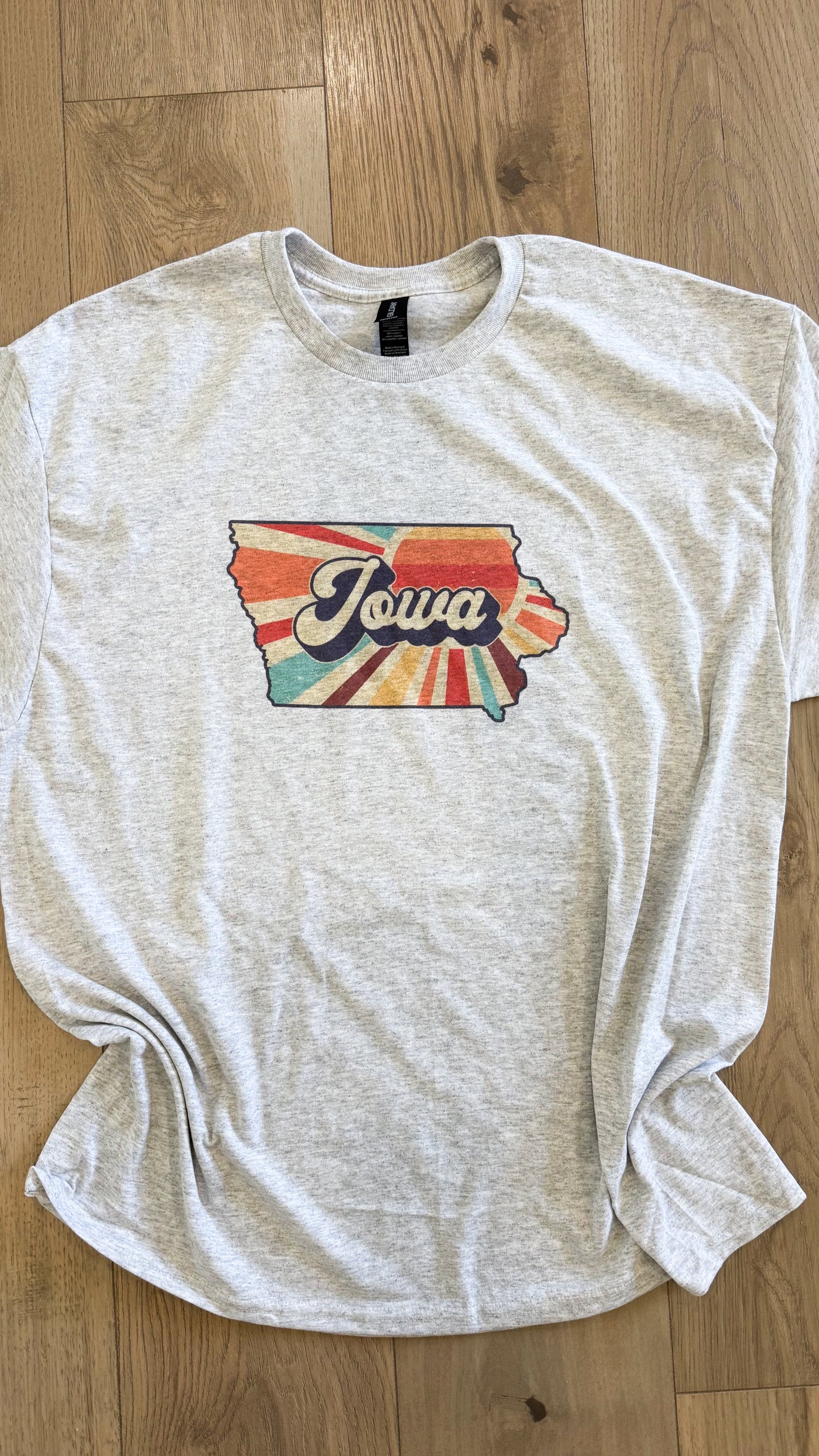 Retro Iowa Graphic