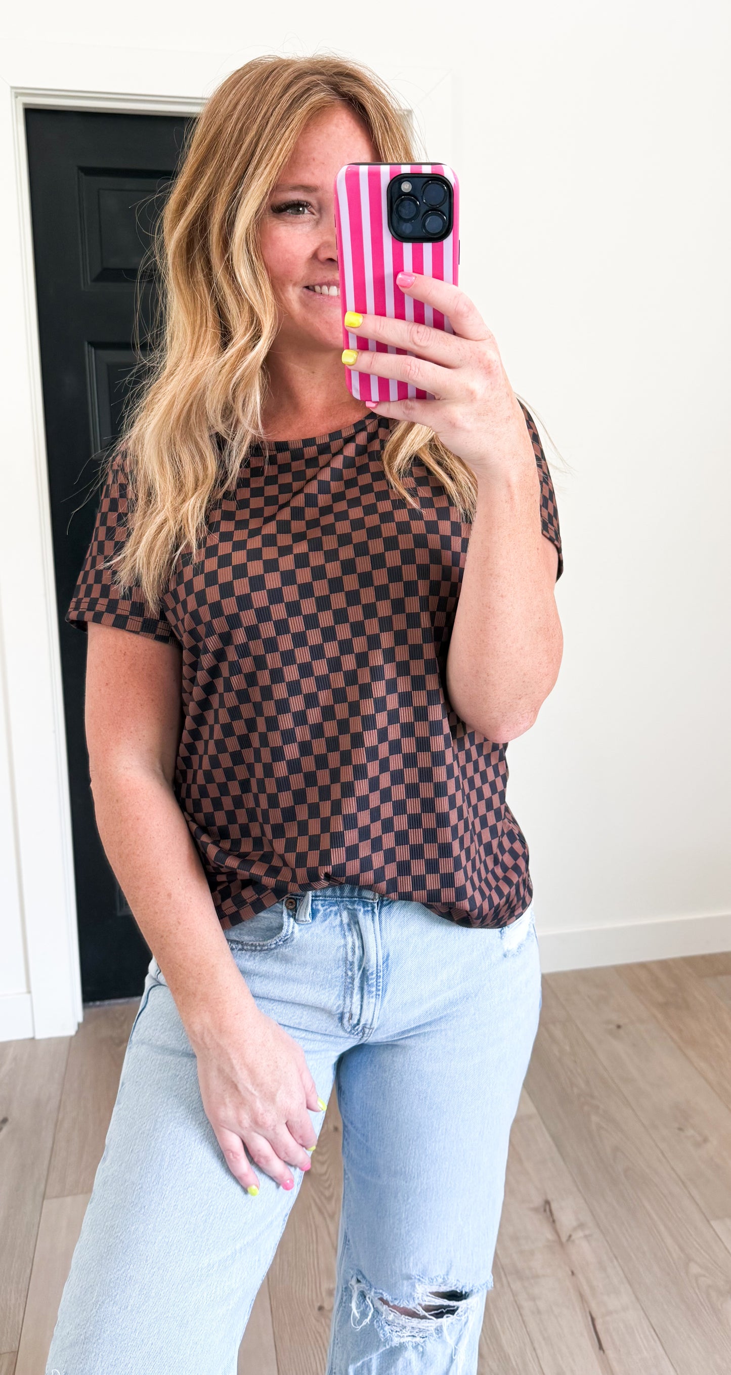 Checkered Short Sleeve