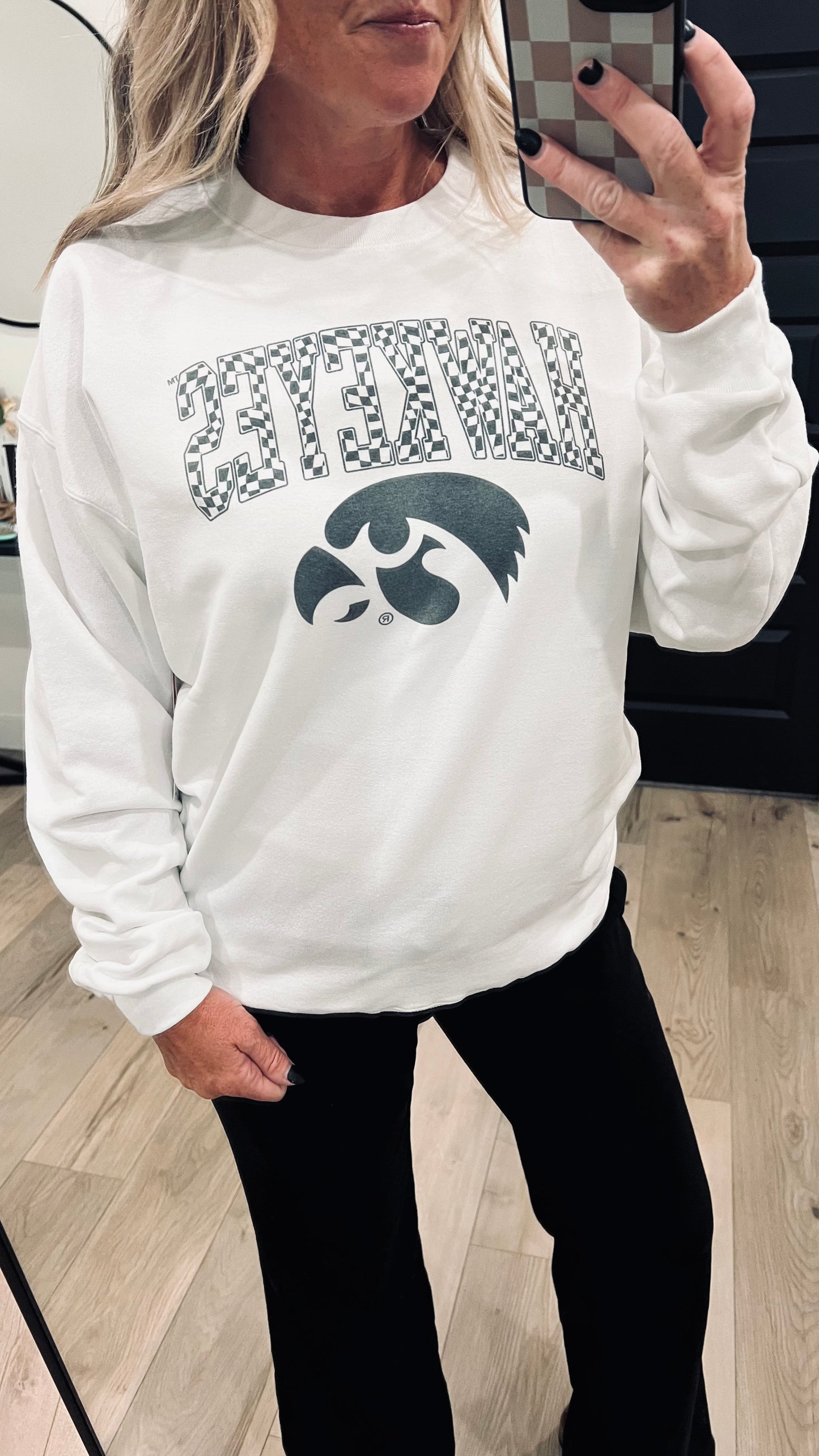 Checkered Hawkeyes Crew