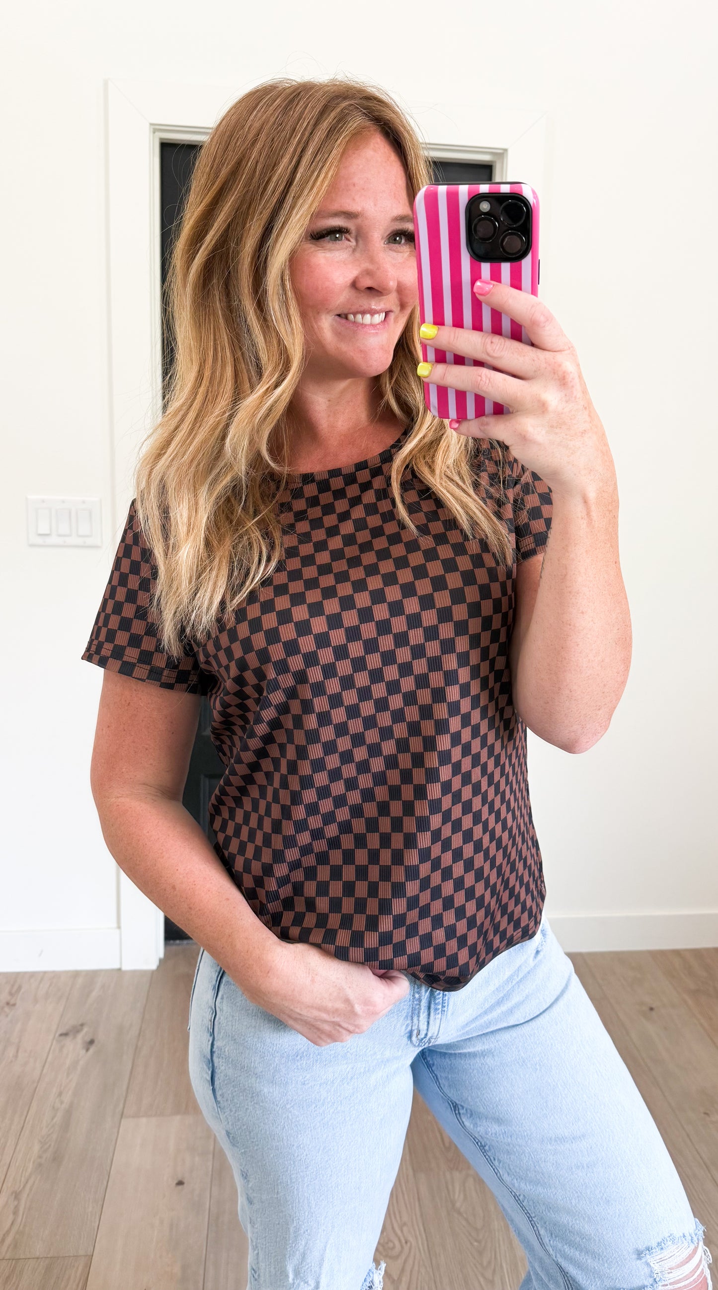 Checkered Short Sleeve