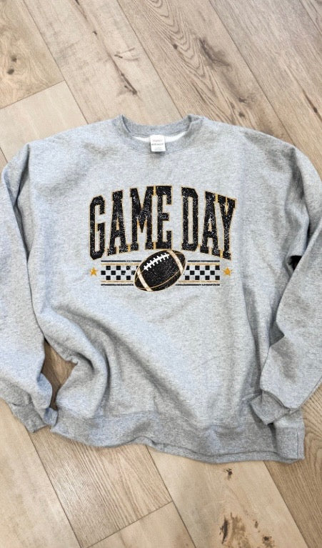 Trendy Checkered Game Day Crew