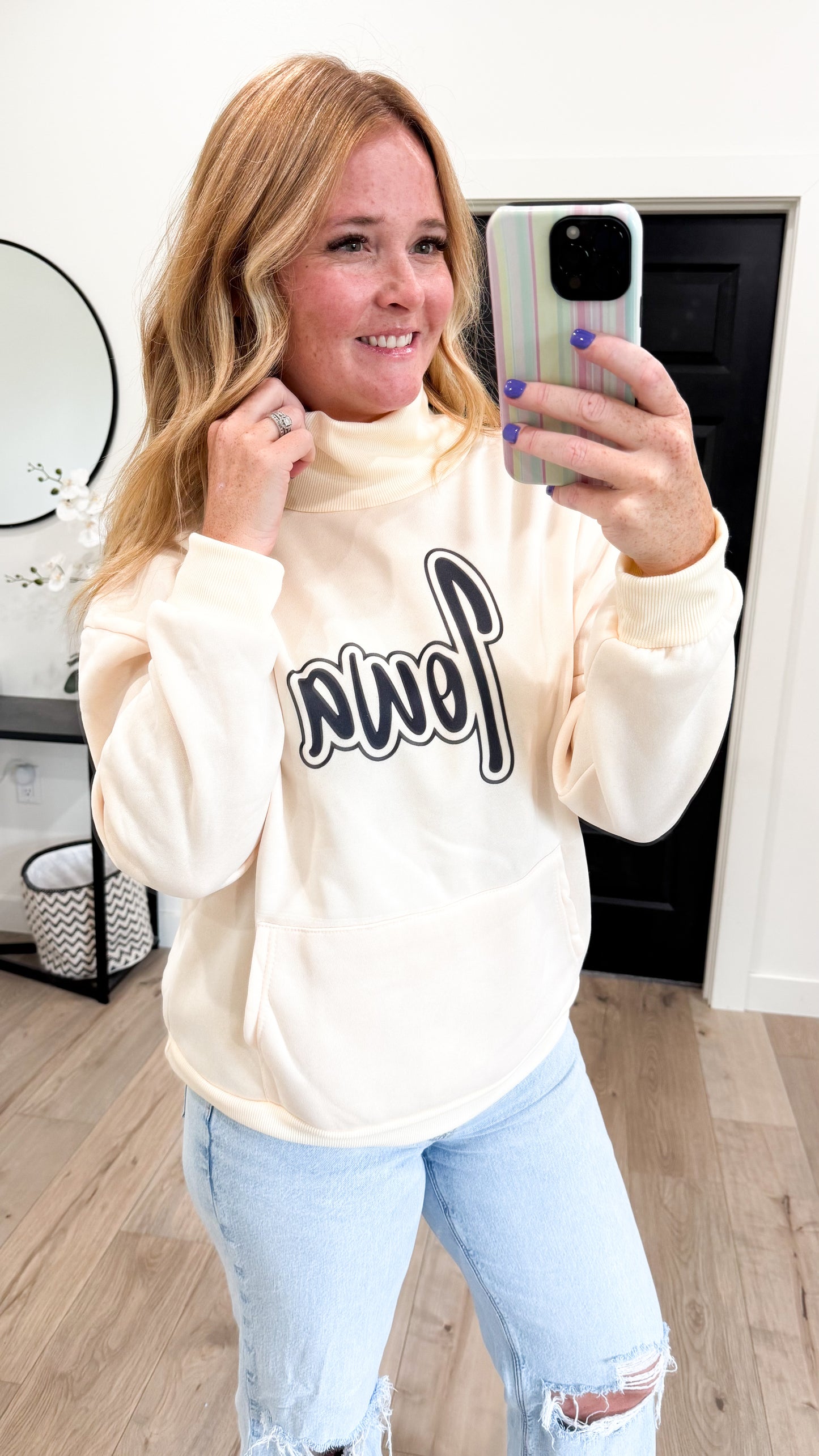 Iowa Mock Neck